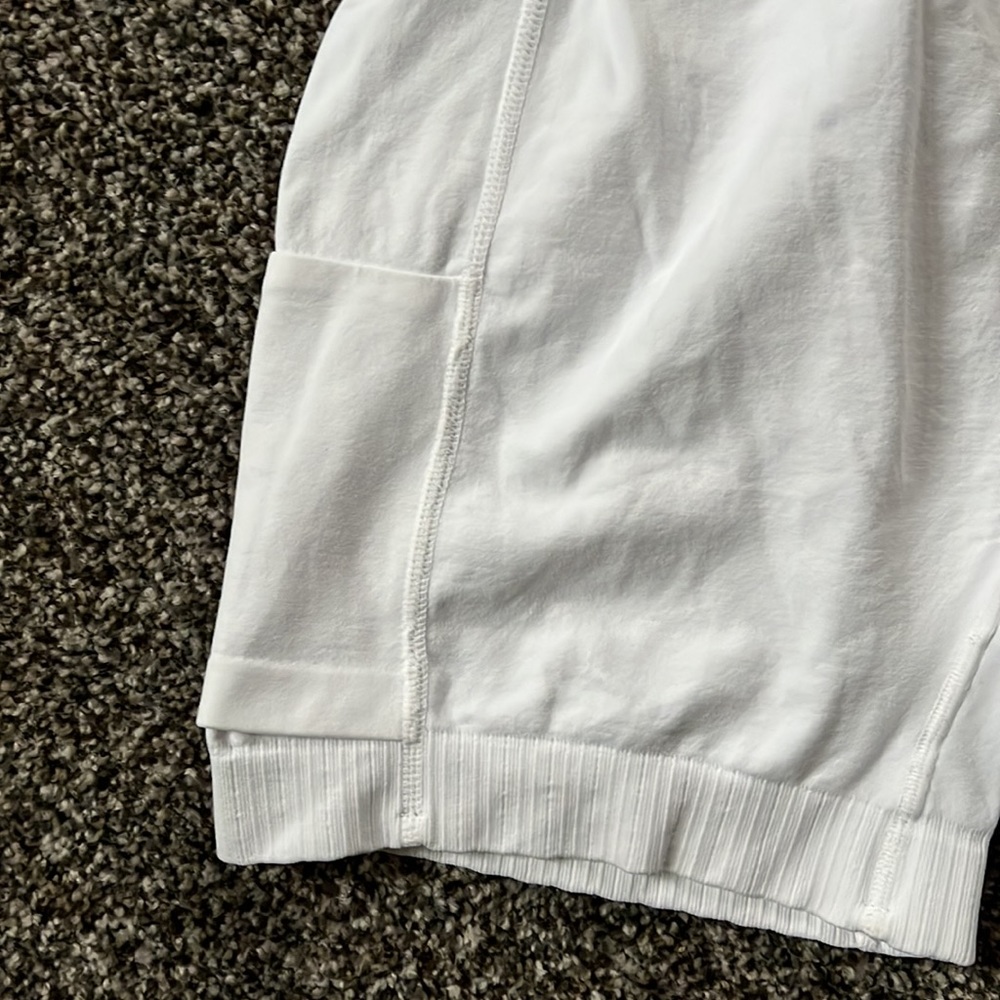 FP Movement Good Karma Ruched Crop Tank & Tennis Short - White - M/L - Picture 5 of 11